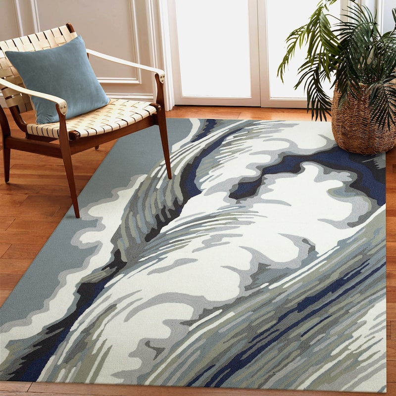 Liora Manne Capri Wave Indoor/Outdoor Area Rug
