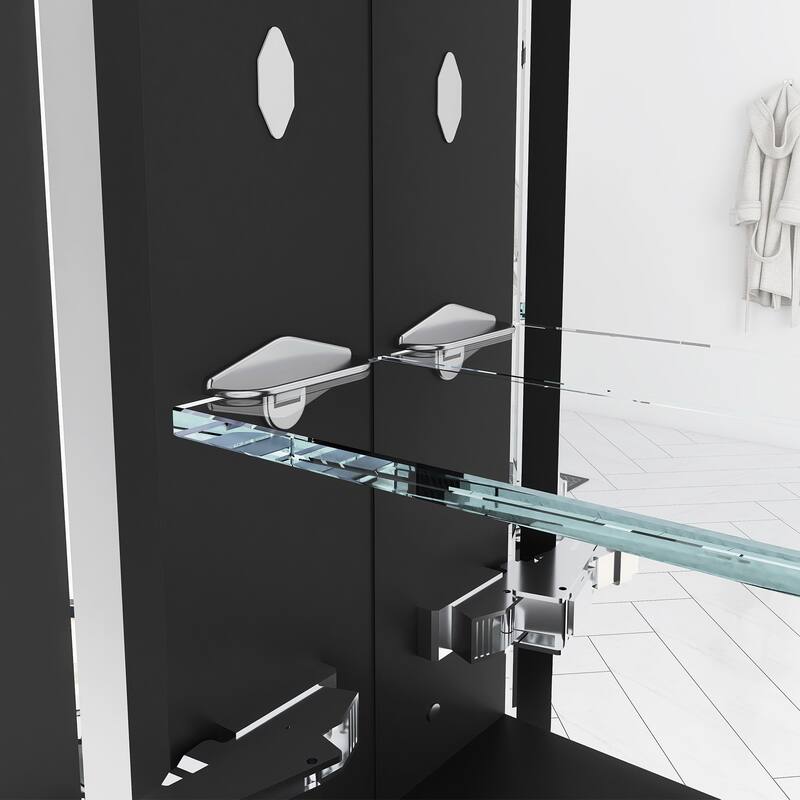 Rectangular Aluminum Medicine Cabinet with Mirror