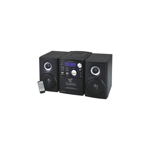 Supersonic SC-807 Supersonic SC-807 Micro Hi-Fi System - iPod Supported - CD Player, Cassette Recorder - 1 Cassette(s) - AM, FM