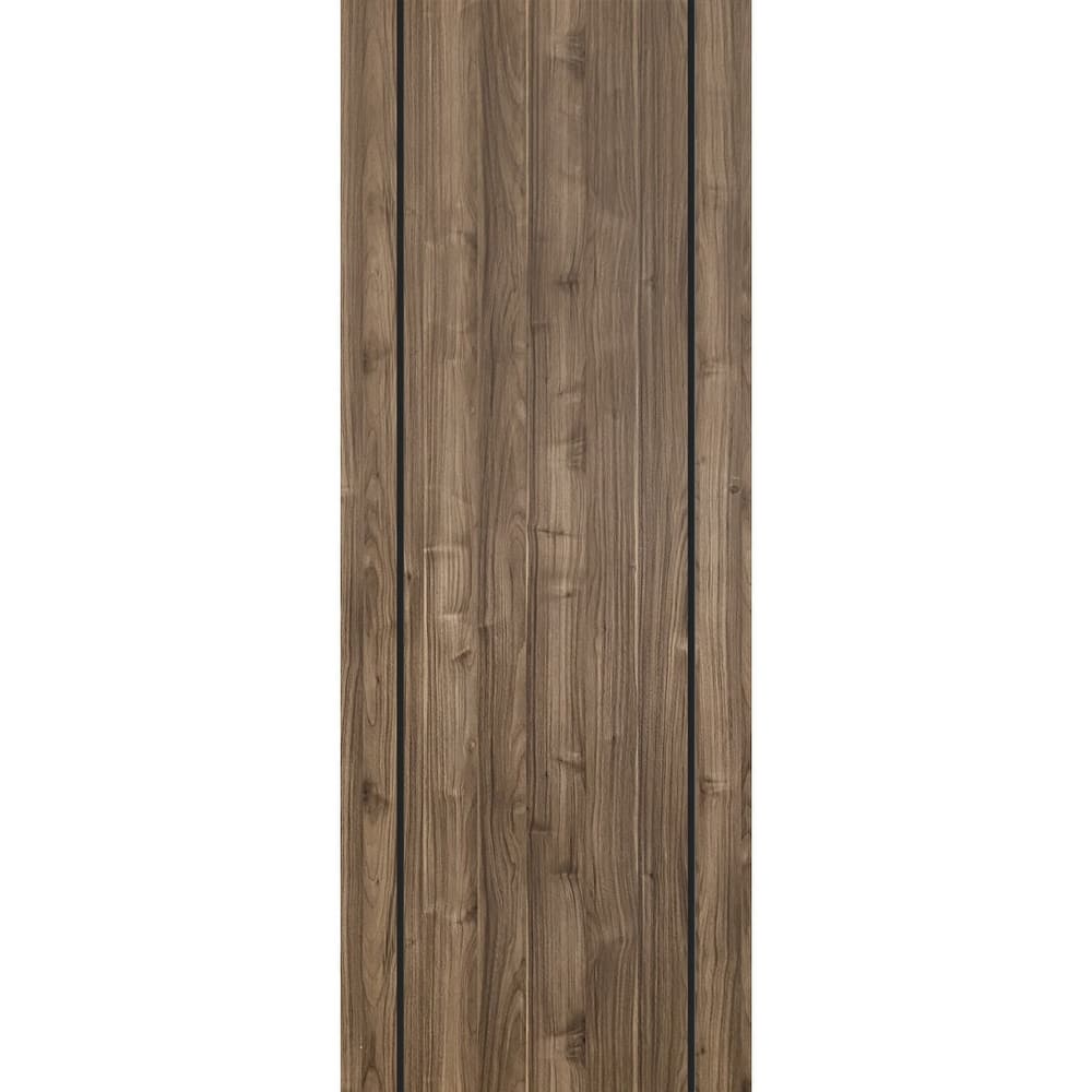 French Pocket Door 28x80 with Planum 0016 White Silk with Kit Trims Rail