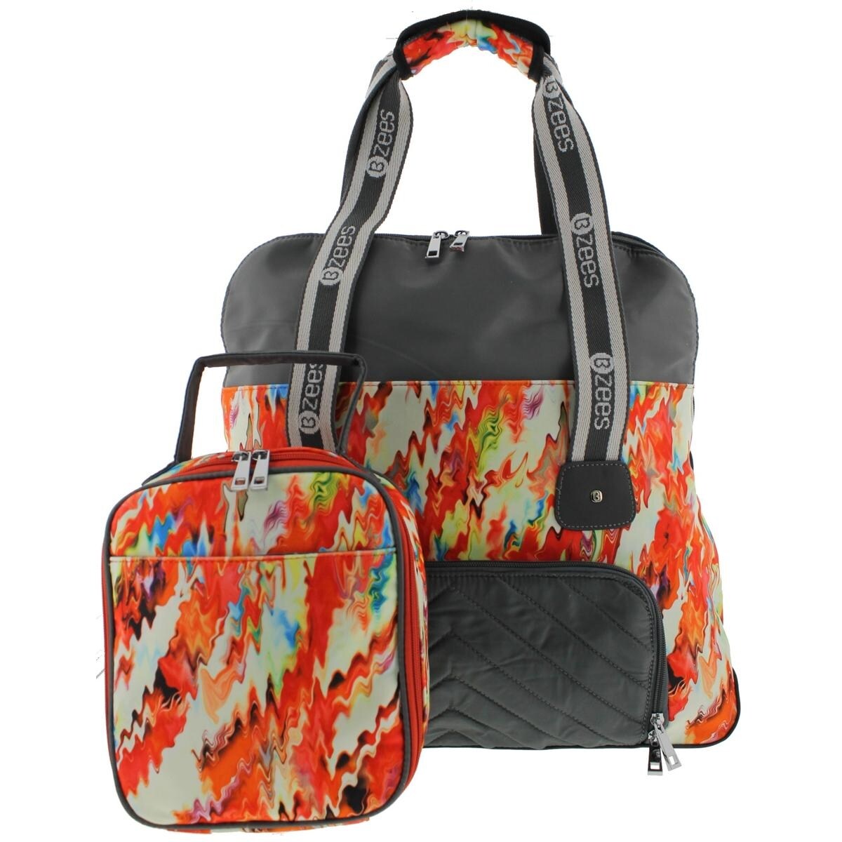 extra large nylon tote bag with zipper