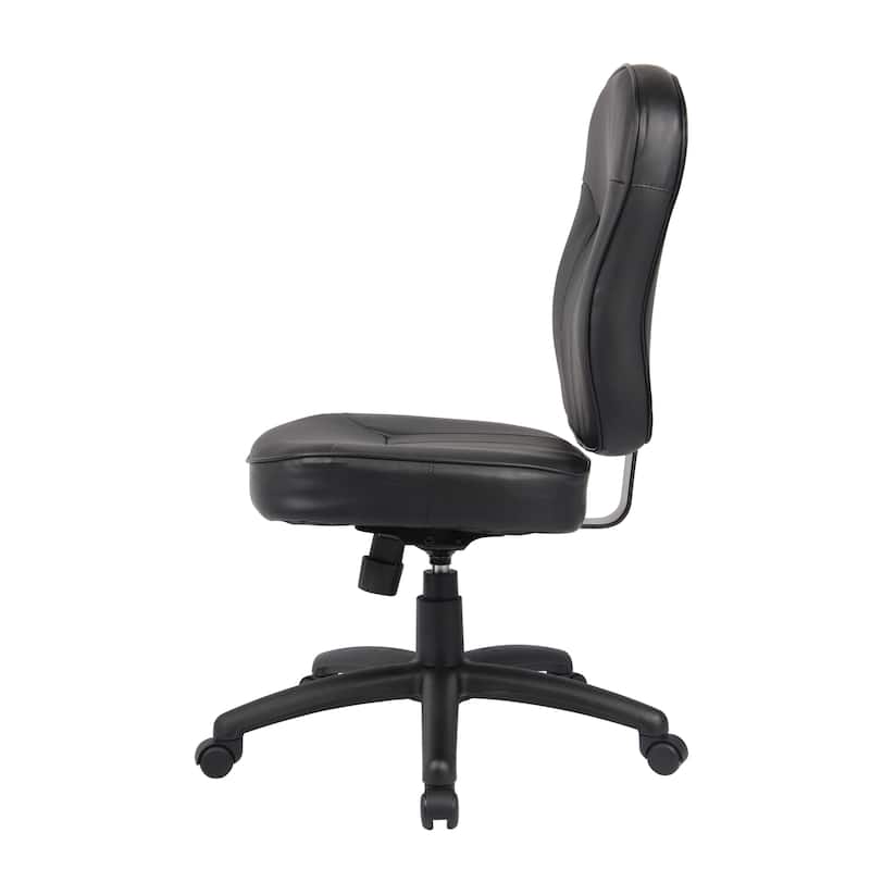 Boss Bonded Leather Mid-back Task Chair