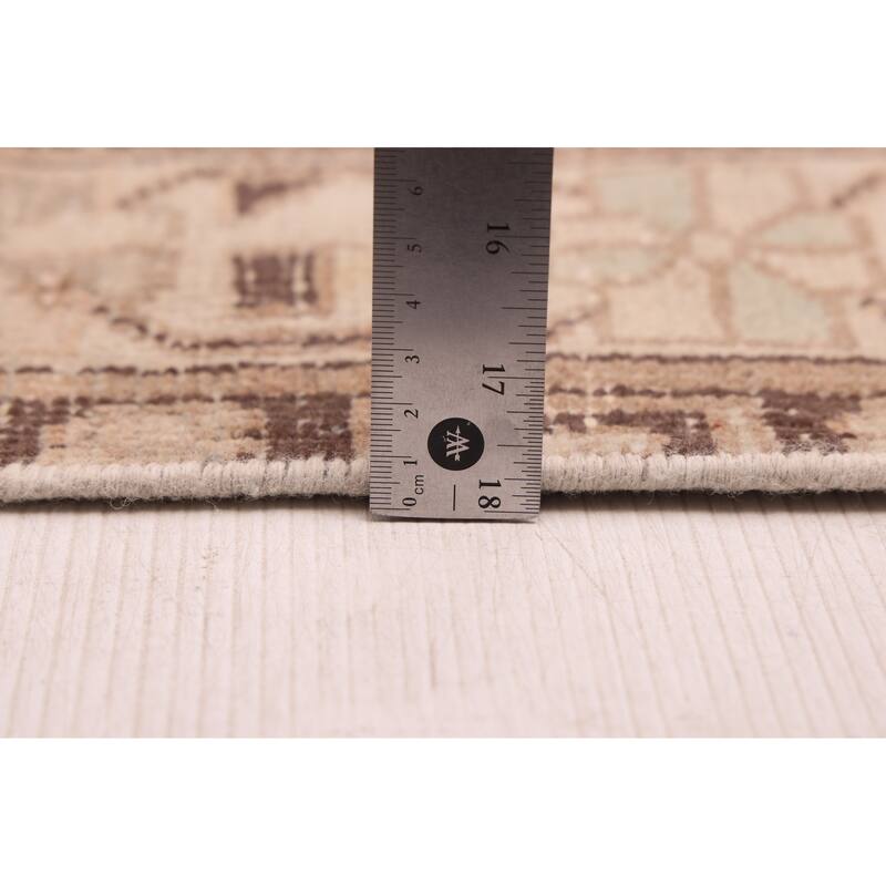 ECARPETGALLERY Hand-knotted Antalya Vintage Brown Wool Rug - 4'0 x 6'1