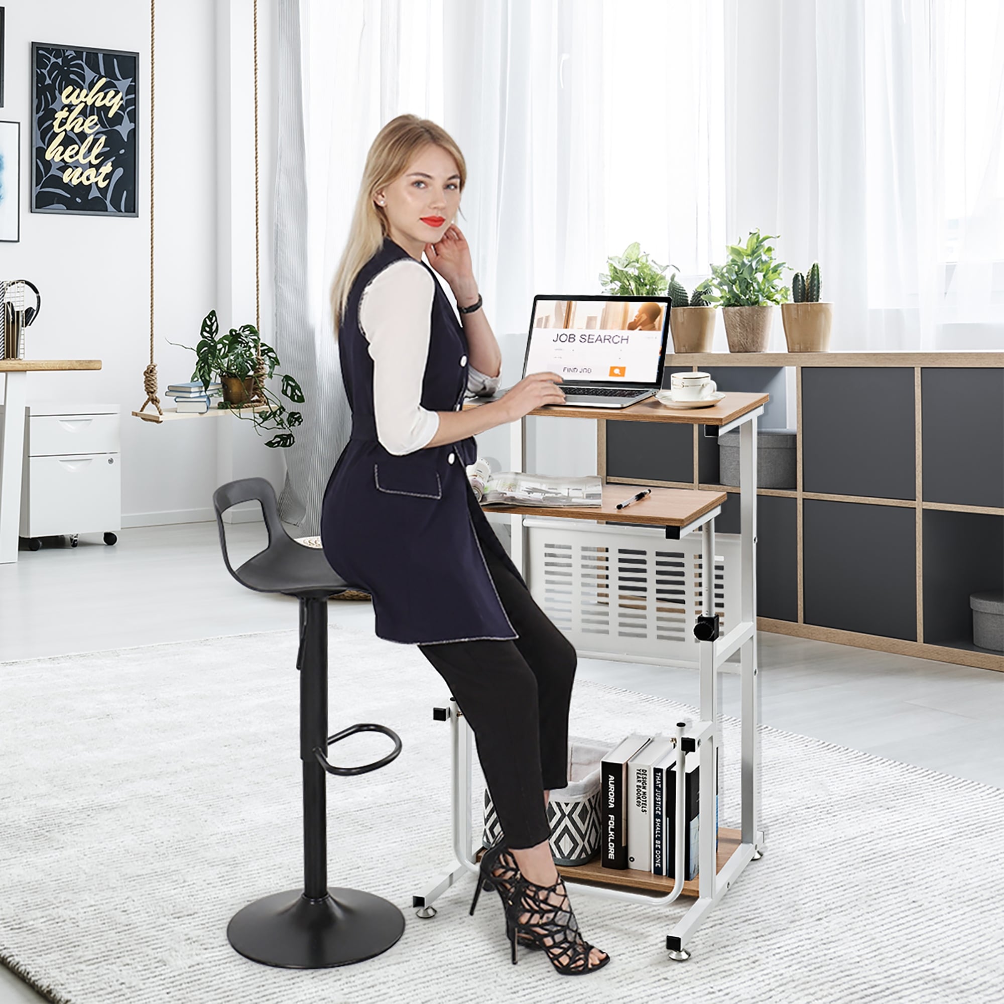 Costway height adjustable online computer desk