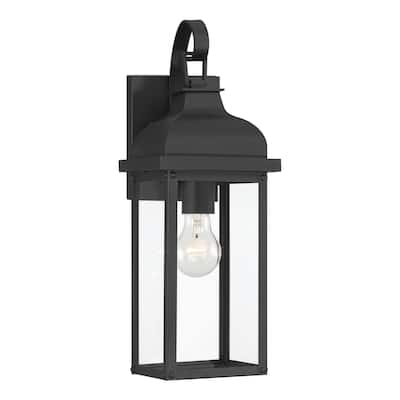 Artcraft Madrid 1-Light Outdoor Wall Sconce - Clear Glass Shade