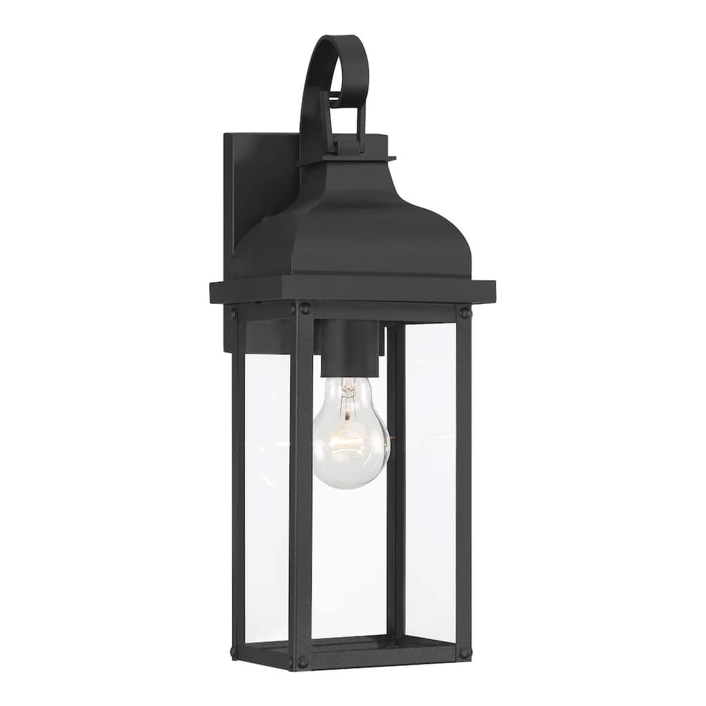 Artcraft Madrid 1-Light Outdoor Wall Sconce - Clear Glass Shade