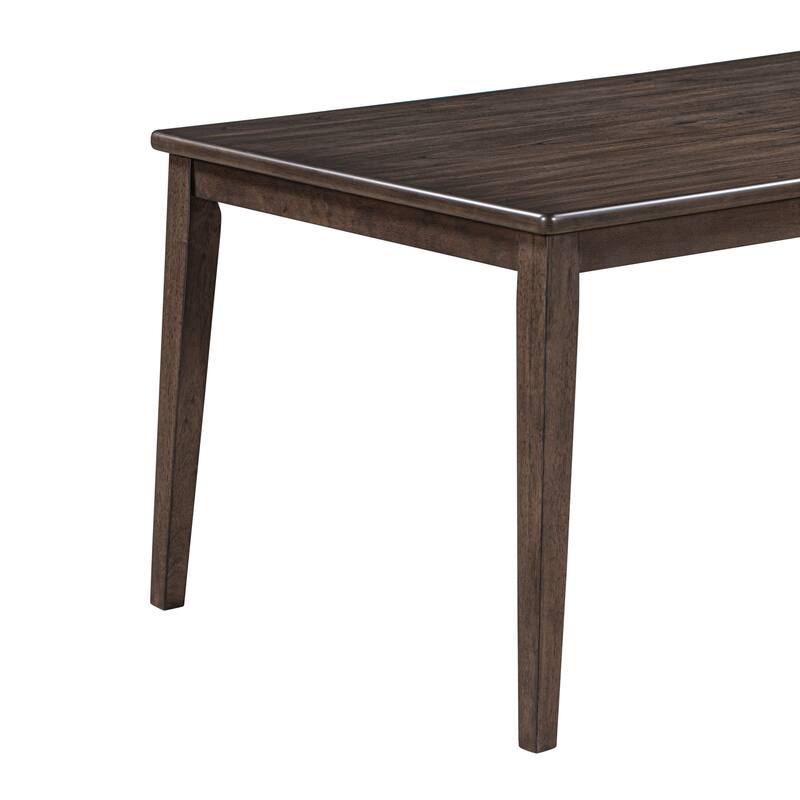 Classic and Traditional Style 6 - Piece Dining Set, Includes Dining Table, 4 Upholstered Chairs & Bench