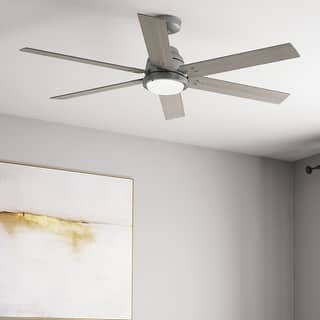 Hunter Wi-Fi Gravity Windmill Ceiling Fan w/LED Light Kit and Handheld Remote - Rustic, Transitional - SMART FAN! ENERGY STAR!