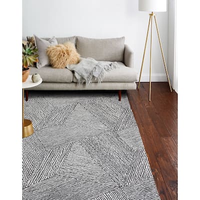 Bashian Eliseo Charcoal Transitional Area Rug