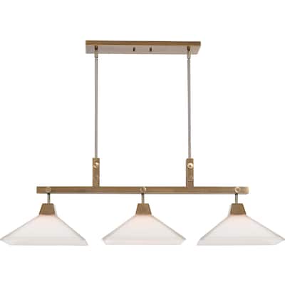 Uttermost Brookdale Industrial 3-Light Linear Chandelier