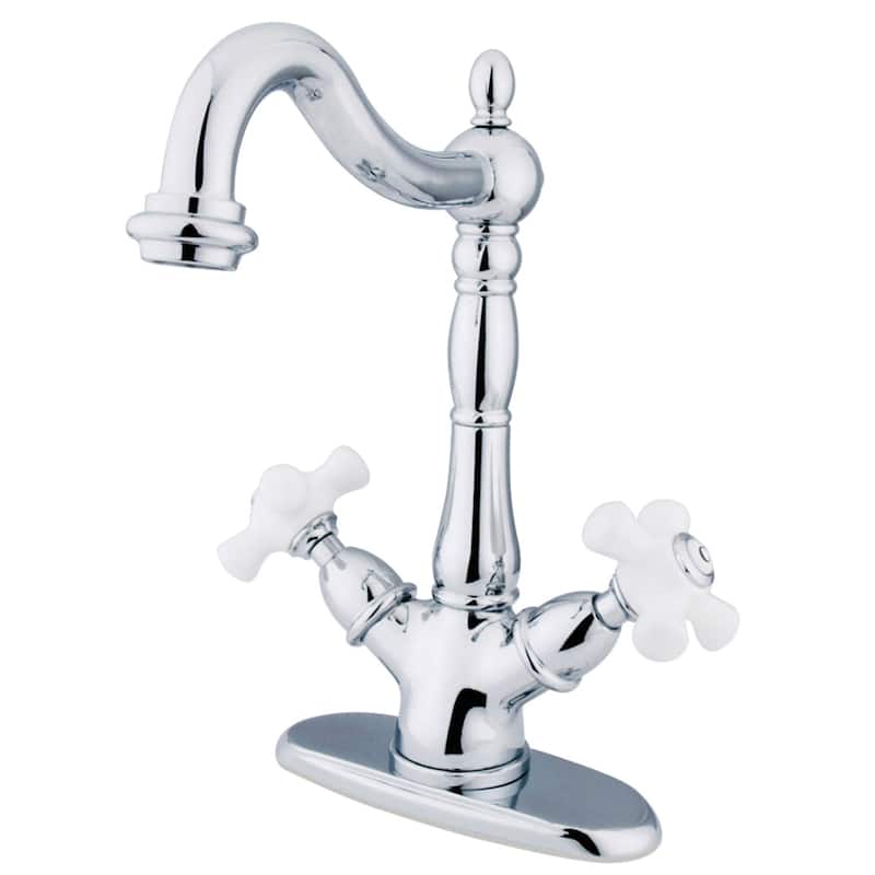 Heritage Two-Handle Vessel Sink Faucet - Polished Chrome