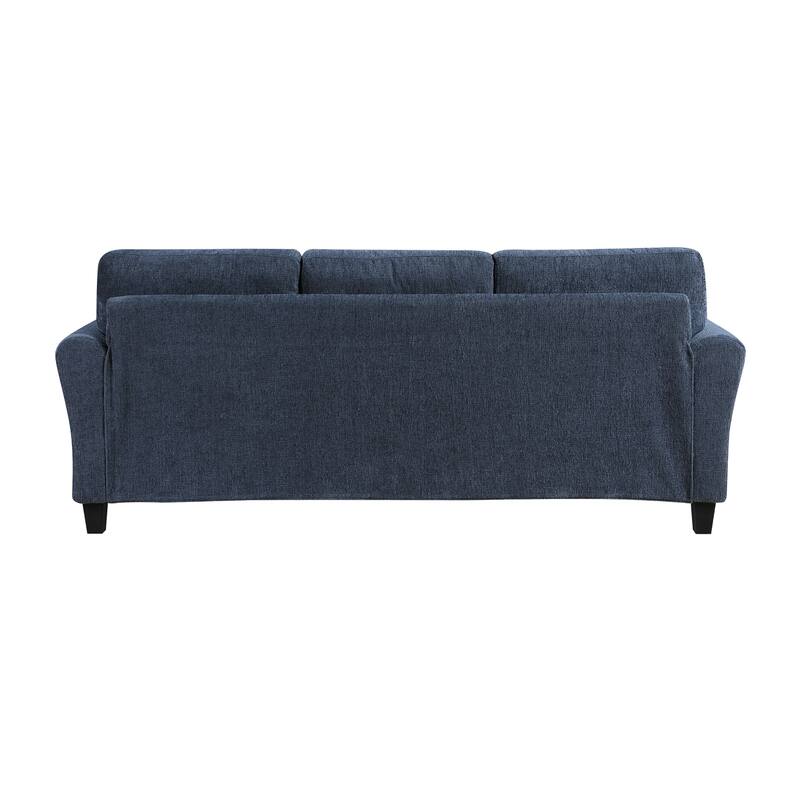 Diboli Chenille 2-Piece Living Room Set - Wood Finish Exposed Feet