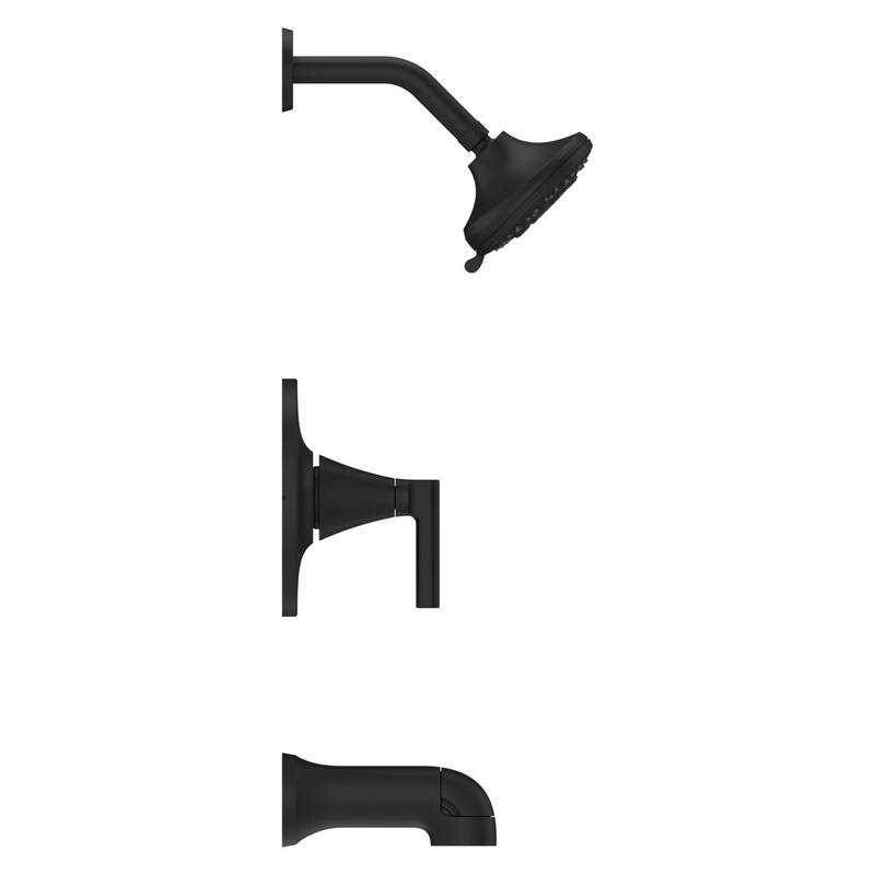 Pfister 8P8-WS2-VED Vedra Tub and Shower Trim Package with 1.8 GPM - Polished Chrome