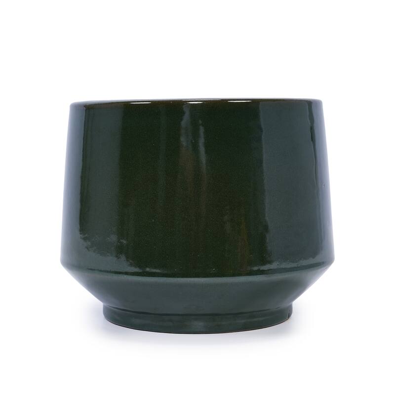 Ceramic Planter Pot for arranging Monstera Fiddle-Leaf Fig, Drainage