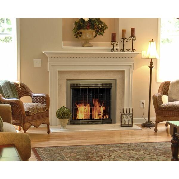 Shop Pleasant Hearth Gr 7200 Grandior Bay 28 H X 38 75 L Small