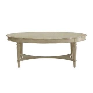 Oval Top Coffee Table With Bottom Shelf - Bed Bath & Beyond - 42944479
