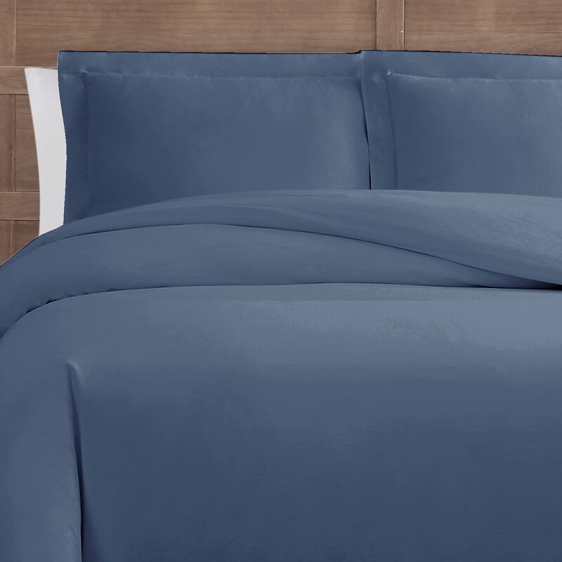 Truly Calm Silver Cool Antimicrobial 3 Piece Duvet Cover Set