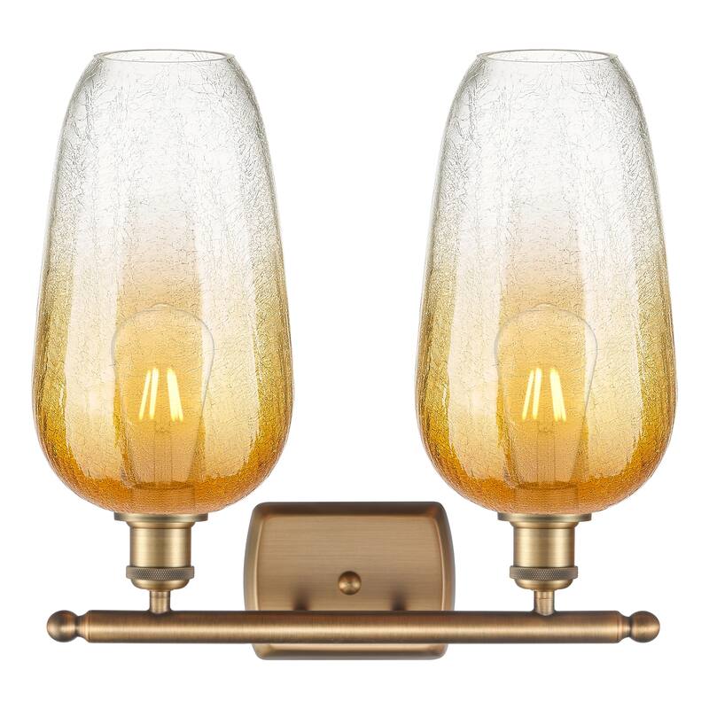 Innovations Lighting Endless Possibilities Ballston - Brookhaven Flute - 2 Light 17" Bath Vanity Light