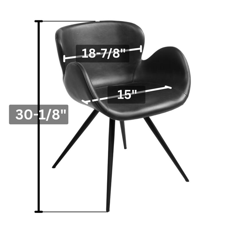 Furnish Theory Terra Serenity Dining Armchair Arm Chair w/ Various Artificial Leather (Polyurethane) Upholstery Covers