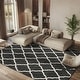 preview thumbnail 6 of 145, SAFAVIEH Hudson Shag Ariola Trellis 2-inch Thick Rug