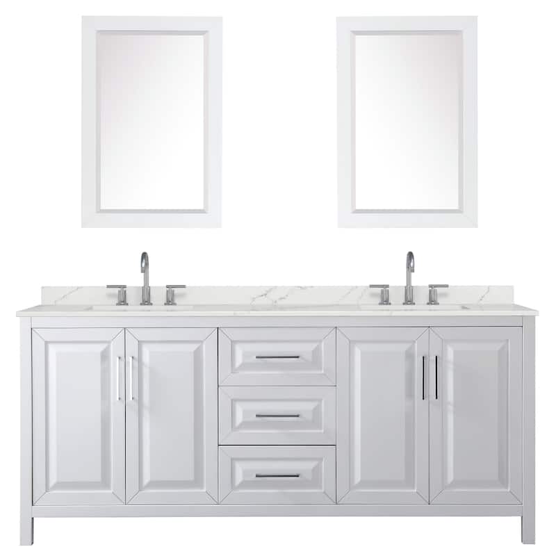 Wyndham Collection WCV252580D-QTZ-US3M24 Daria 80" Free Standing