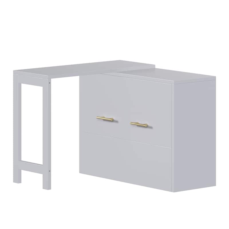 Murphy Cabinet Bed with Adjustable Position Desk