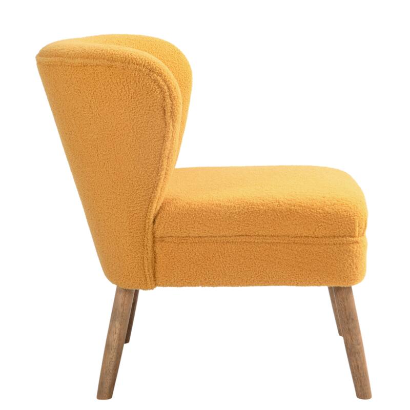 2SET Mid Century Linen Accent Chair