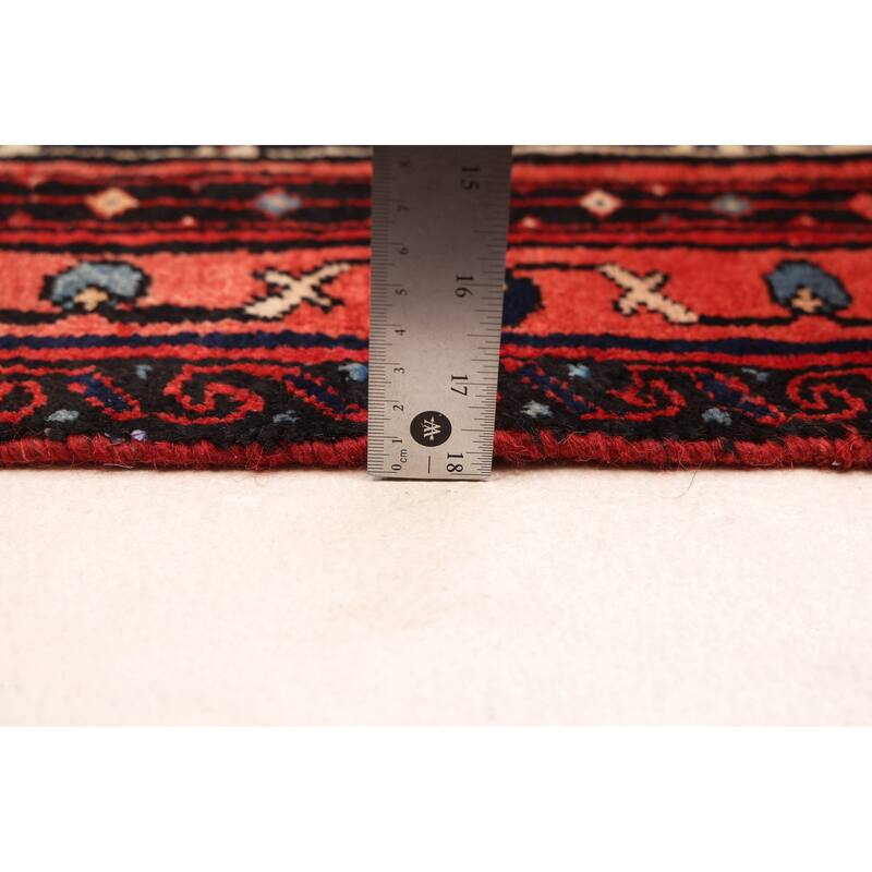 ECARPETGALLERY Hand-knotted Andelz Red Wool Rug - 5'1 x 9'4