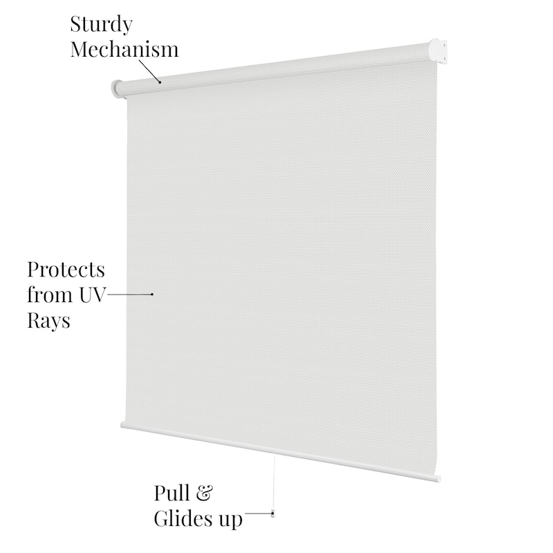 CHICOLOGY Solar Snap-N'-Glide Cordless Roller Shades