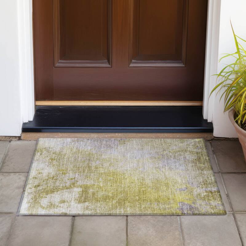 Tamo Modern Art-Inspired Weather Resistant Versatile Elegance Outdoor Rug