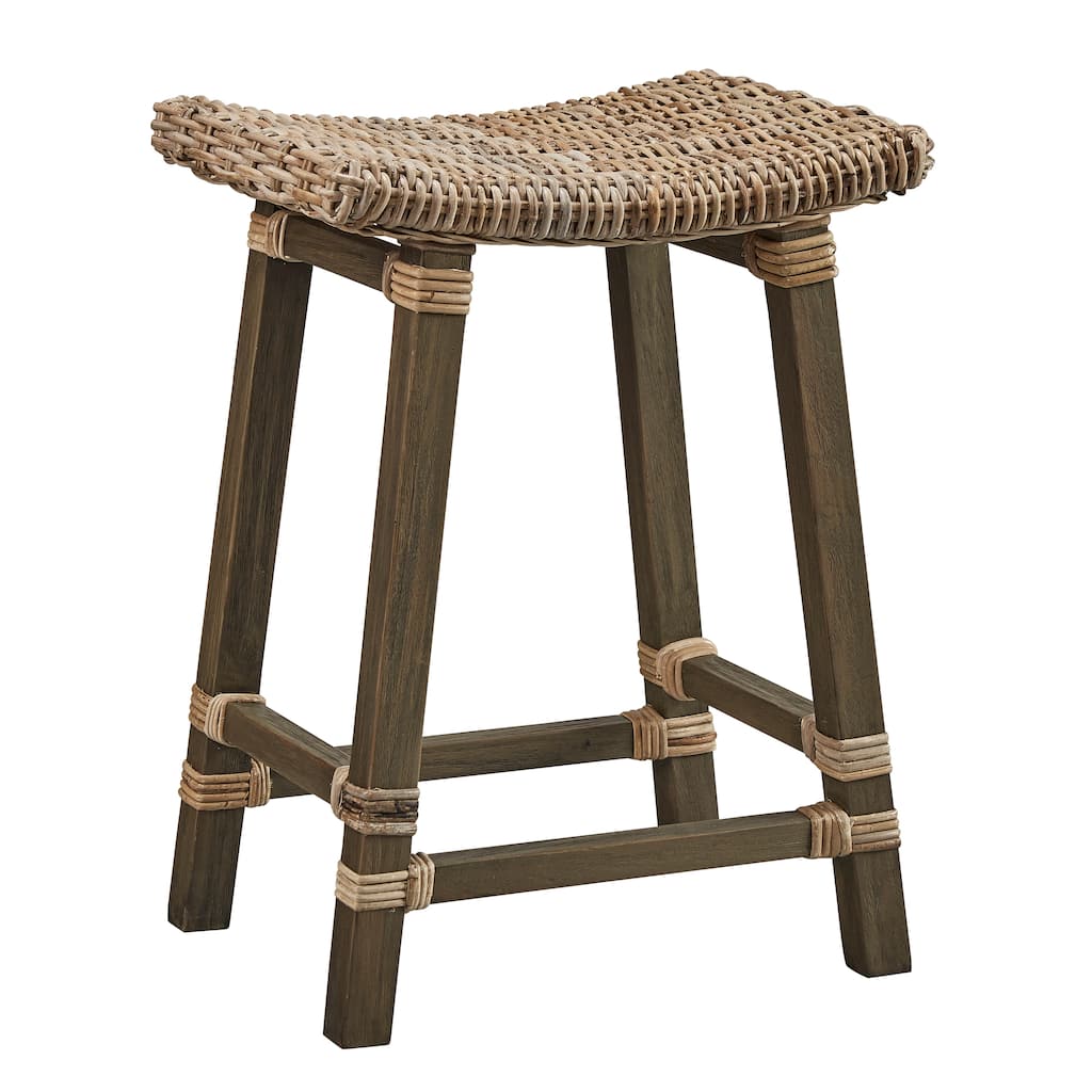 Furniture Classics Country Woven Kubu Counter Stool