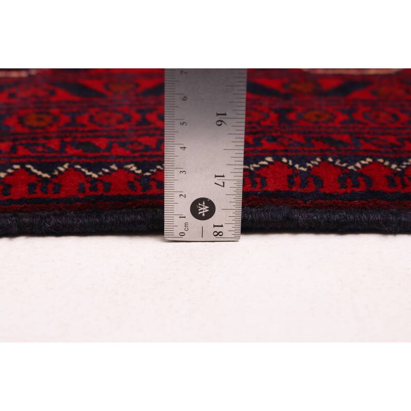 ECARPETGALLERY Hand-knotted Finest Khal Mohammadi Red Wool Rug - 6'8 x 10'2