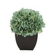 preview thumbnail 2 of 30, Faux Hydrangea in Matte Brown Tapered Zinc Cube