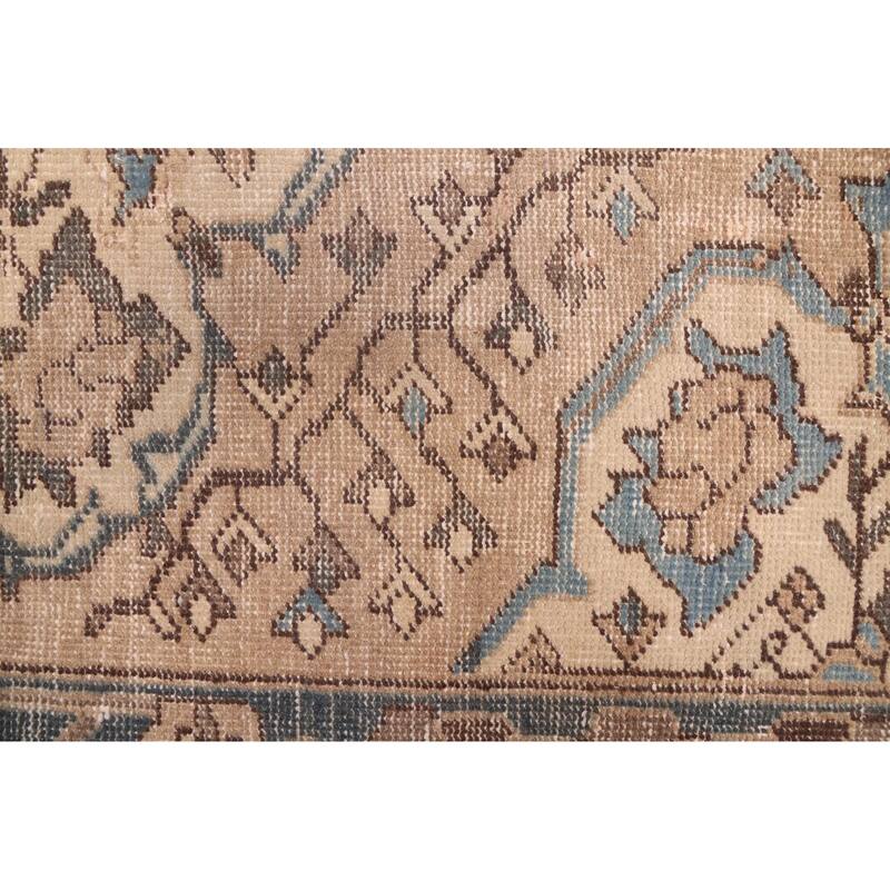 ECARPETGALLERY Hand-knotted Antalya Vintage Tan Wool Rug - 4'2 x 6'6
