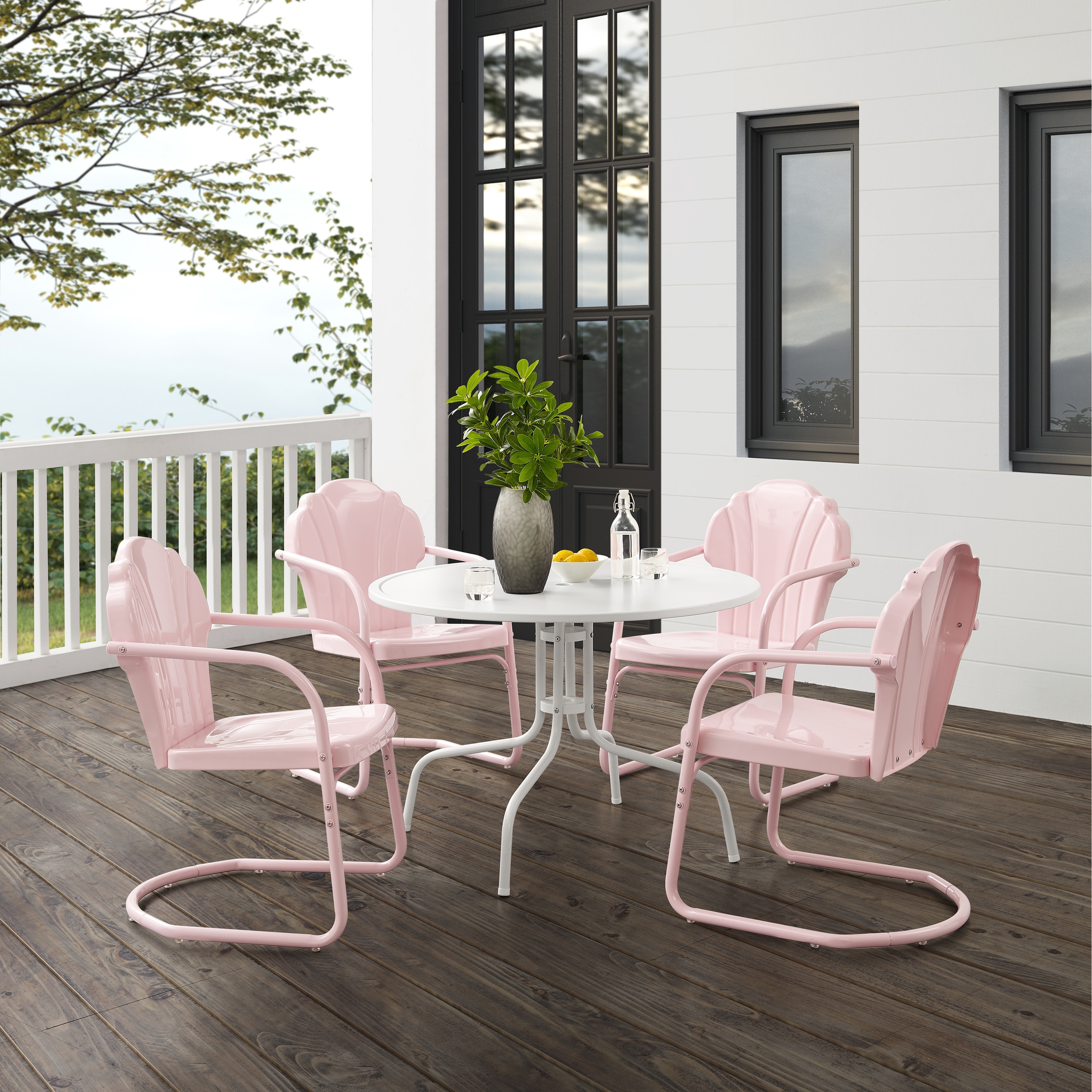 Lazy susan shop tulip bistro set
