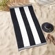 preview thumbnail 22 of 62, Cabana Stripe Oversized Cotton Beach Towel by Superior