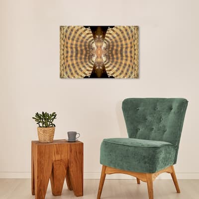 Wynwood Studio Nautical and Coastal David Fleetham - Dwarf Lionfish Orange and Pastel Orange Glam Wall Art Canvas Print
