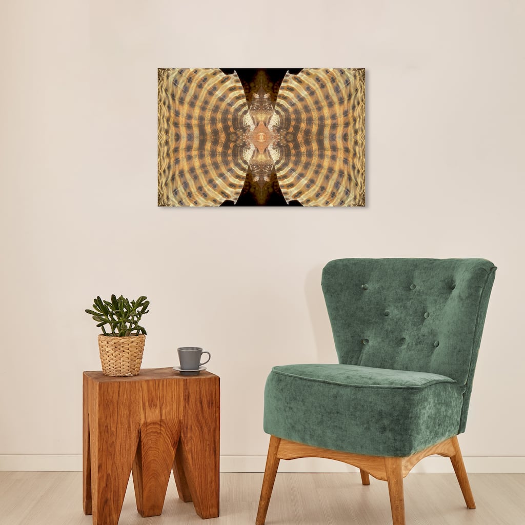 Wynwood Studio Nautical and Coastal David Fleetham - Dwarf Lionfish Orange and Pastel Orange Glam Wall Art Canvas Print