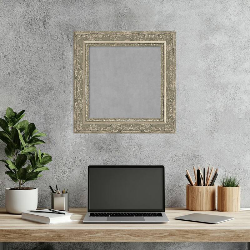 Amanti Art Filigree Gloss Black Framed