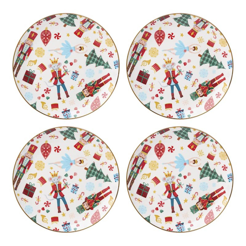 Lenox Nutcracker Ballet Accent Plates, Set of 4