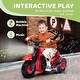 preview thumbnail 5 of 26, Toddler Ride-On Motorcycle with Bubble Feature, Music, Headlight & Stable 3-Wheel Design