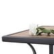 preview thumbnail 6 of 27, Patio Bar Table Outdoor Metal Bar Table Square Bistro Bar Table