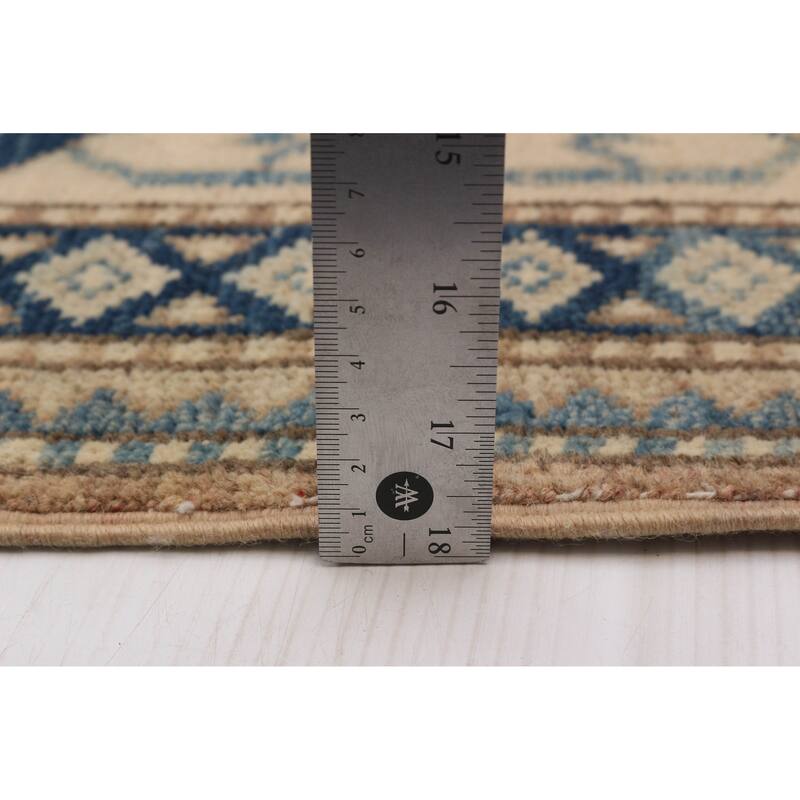 ECARPETGALLERY Hand-knotted Finest Ghazni Brown Wool Rug - 6'1 x 8'9