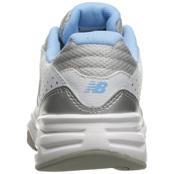 new balance white and blue trainers