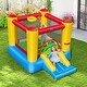 preview thumbnail 2 of 7, Costway Inflatable Bouncer Kids Slide Bounce House for Indoor Outdoor - 108.5" x 77" x 64.5" (L x W x H)