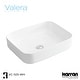 preview thumbnail 3 of 4, Karran Valera 20" Vitreous China Vessel Bathroom Sink in White