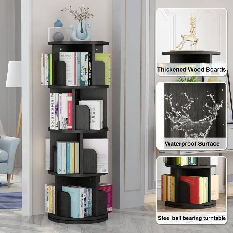 Rotating Bookshelf 51.2"