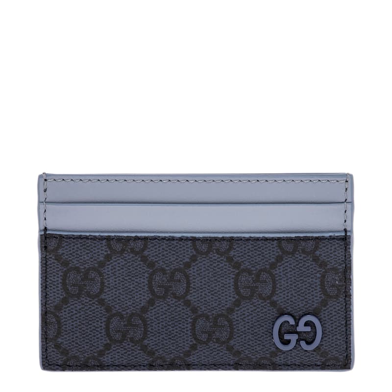 Gucci Men's GG Cardcase - Dark Blue and Dusty Blue