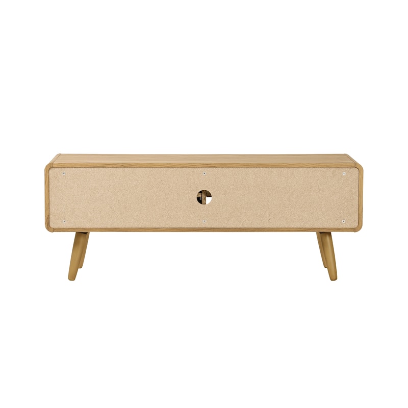 NPD Furniture Wilson 46 Inch KD Slat Low TV Stand