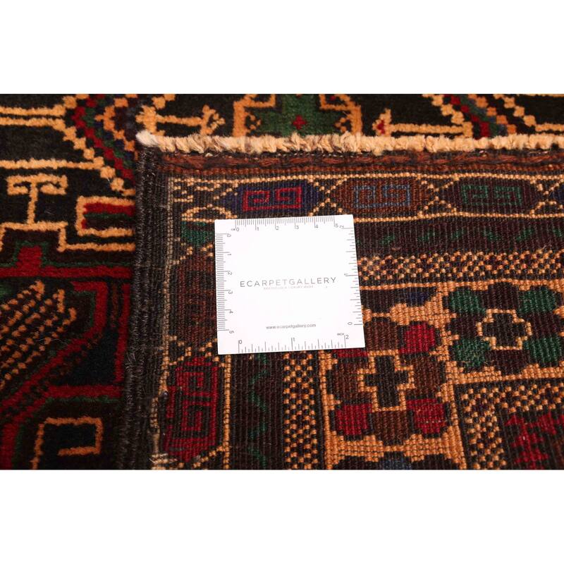 ECARPETGALLERY Hand-knotted Teimani Brown Wool Rug - 3'6 x 6'6